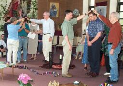 A blessing of the new leaders