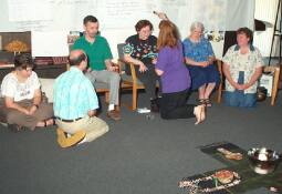 A blessing for the outgoing leadership