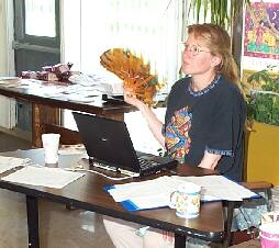 Notetaker Karen Halbert