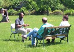 A small group discussion