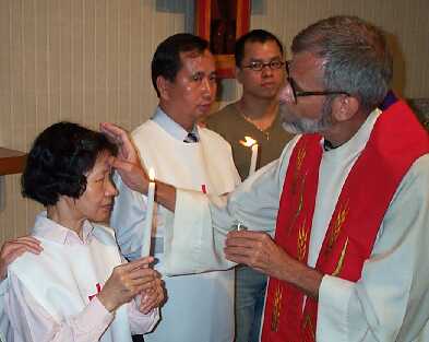 Administering the sacrament of confirmation