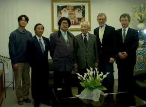 A meeting with the Cambodian ambassador in Tokyo