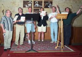 A schola for the closing liturgy