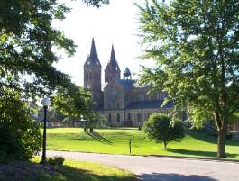 St. Meinrad in the afternoon sun