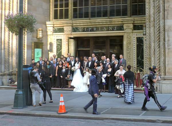 A Manhattan wedding photo
