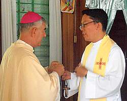 Bishop Kike and Fr. Mark